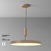 Миниатюра фото потолочный светодиодный светильник maytoni zon c032cl-90w3k-rd-mg | 220svet.ru